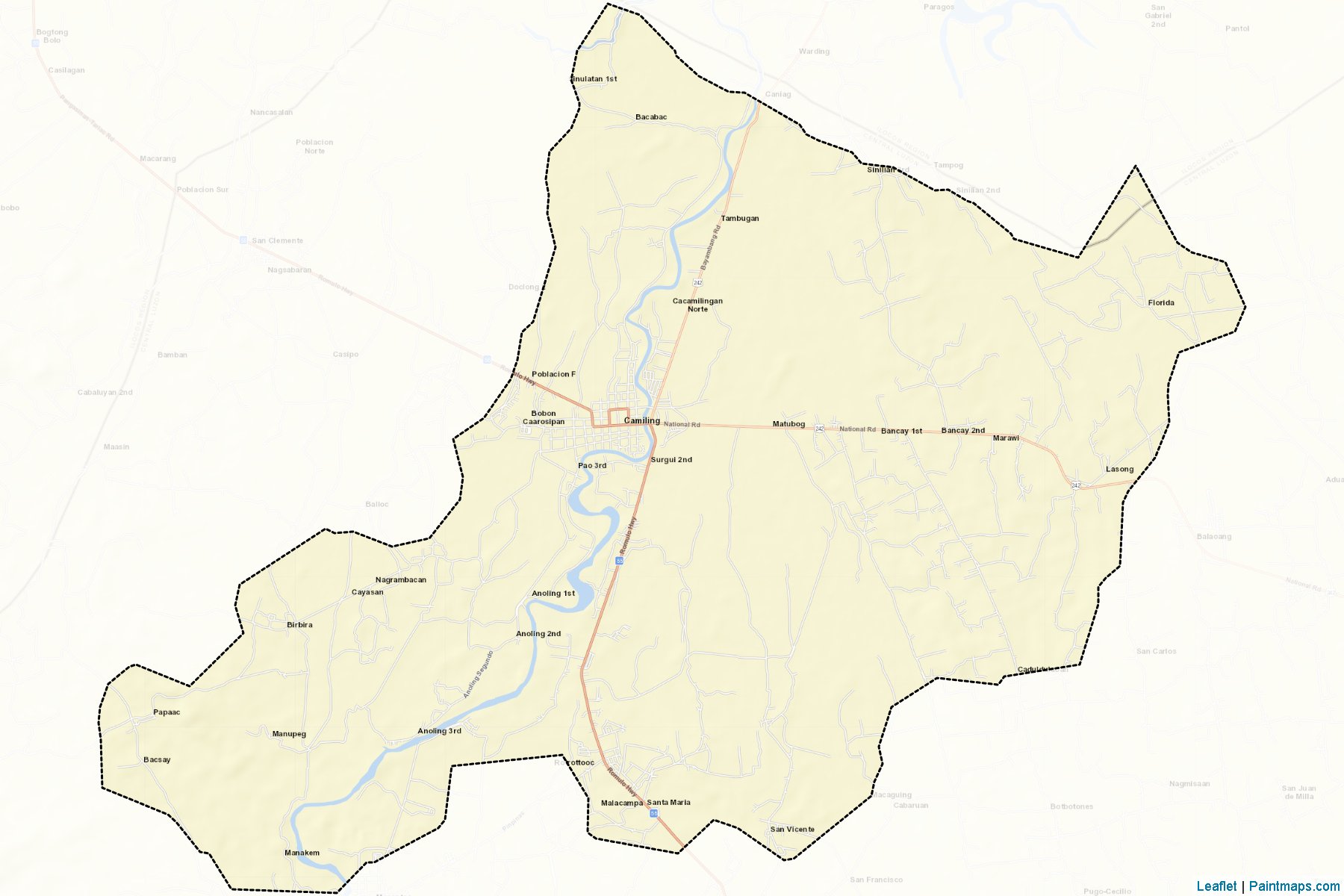 Camiling (Tarlac) Map Cropping Samples-2