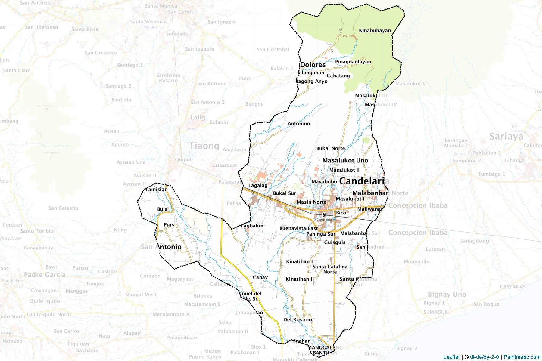 Muestras de recorte de mapas Candelaria (Quezon)-1