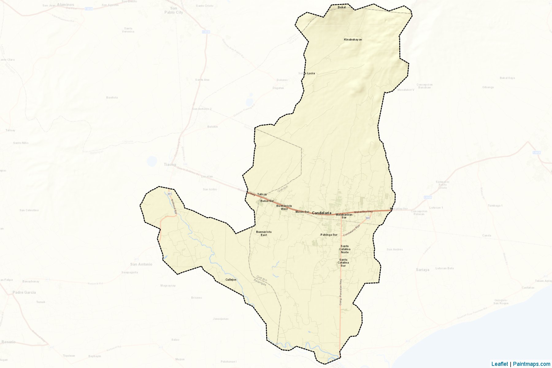 Muestras de recorte de mapas Candelaria (Quezon)-2