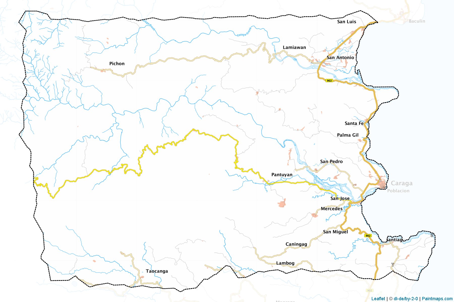 Caraga (Davao Oriental) Map Cropping Samples-1