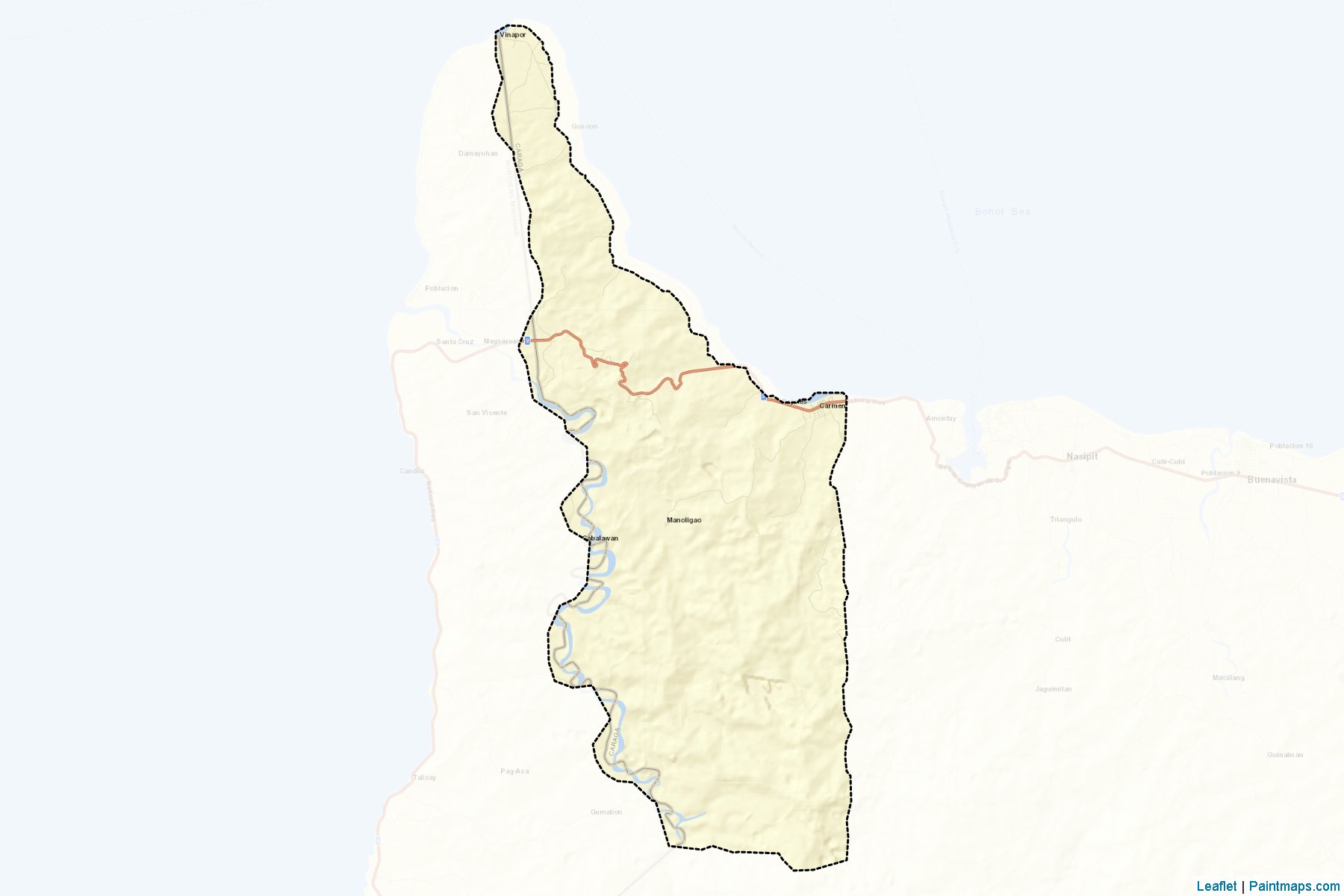 Muestras de recorte de mapas Carmen (Misamis Oriental)-2