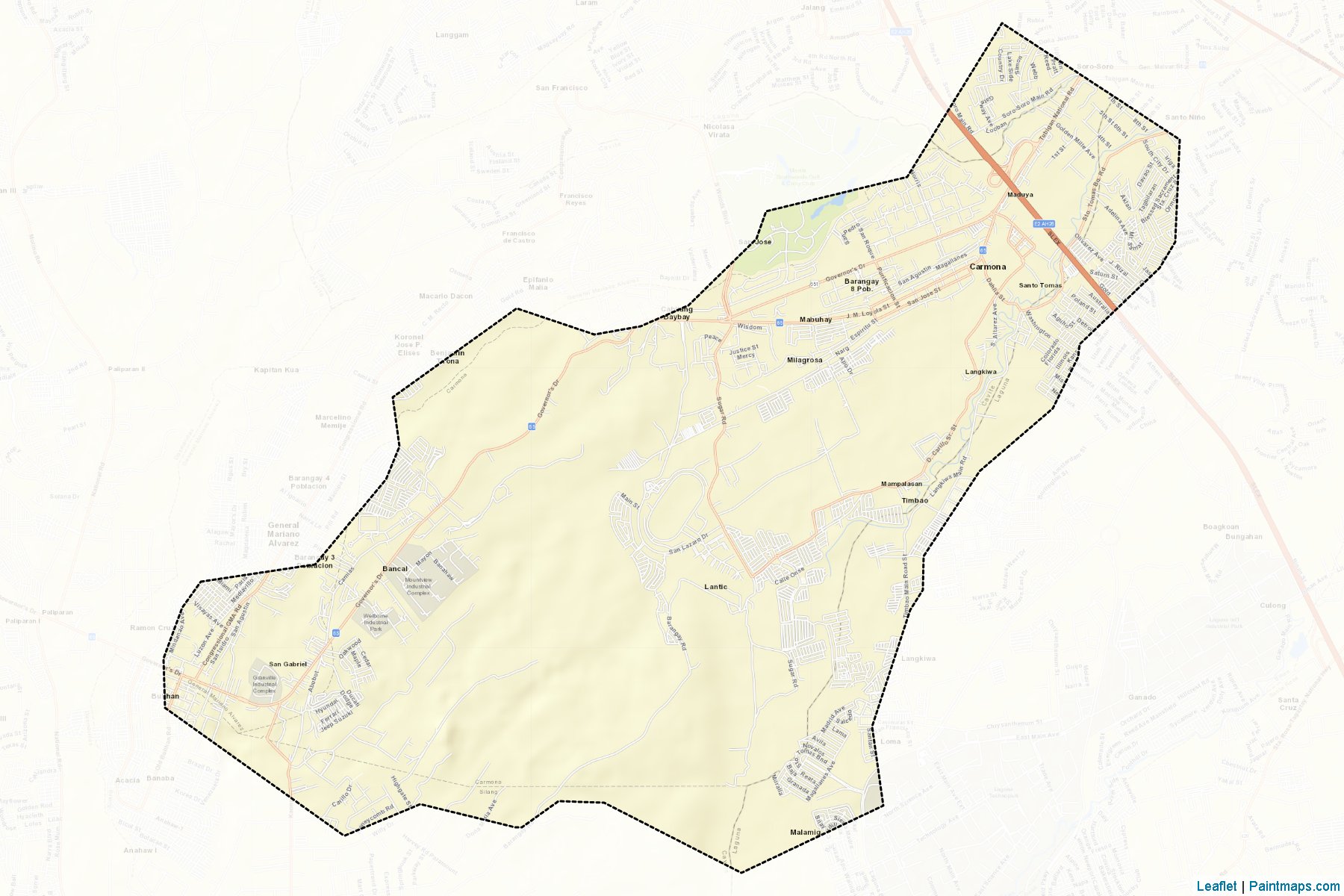 Carmona (Cavite) Map Cropping Samples-2