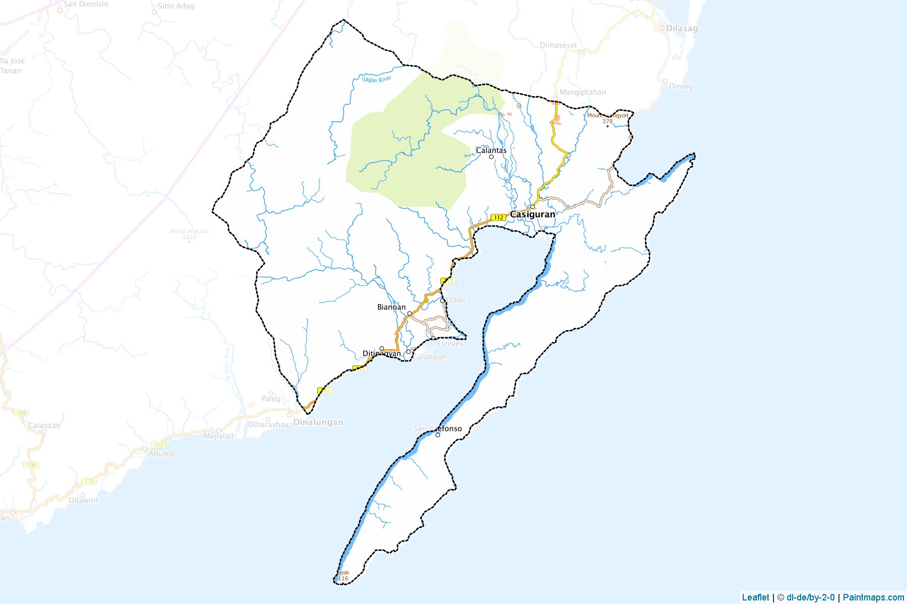 Casiguran (Aurora) Map Cropping Samples-1