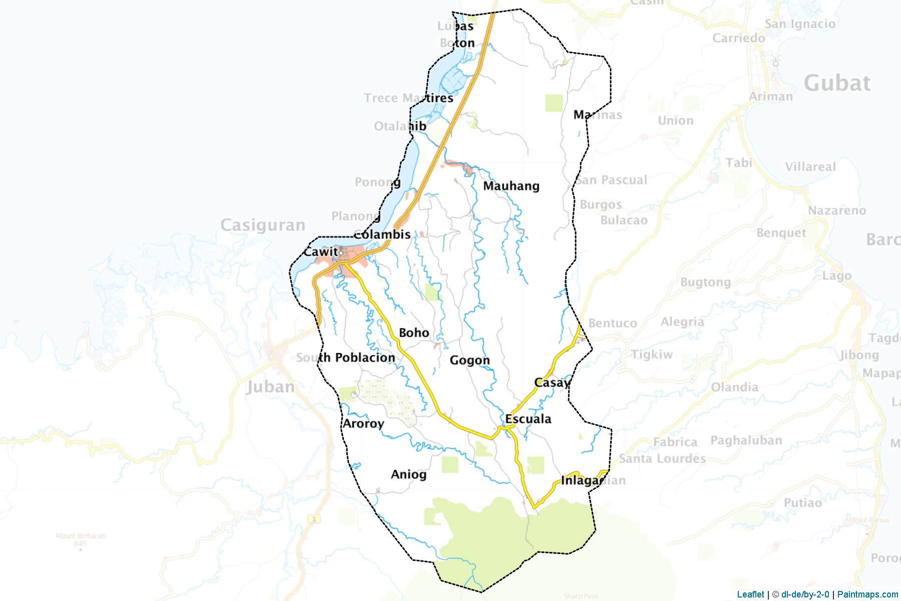 Casiguran (Sorsogon) Map Cropping Samples-1