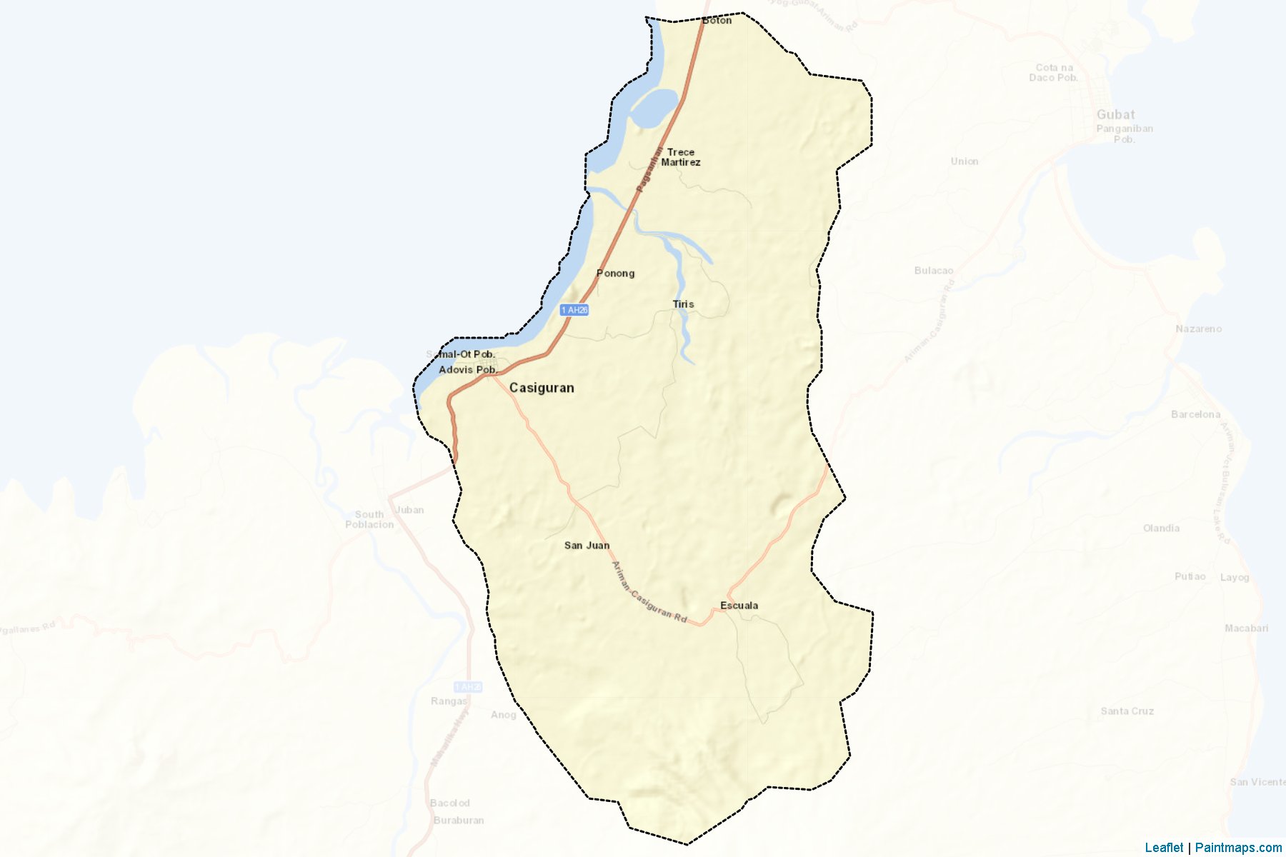 Casiguran (Sorsogon) Map Cropping Samples-2