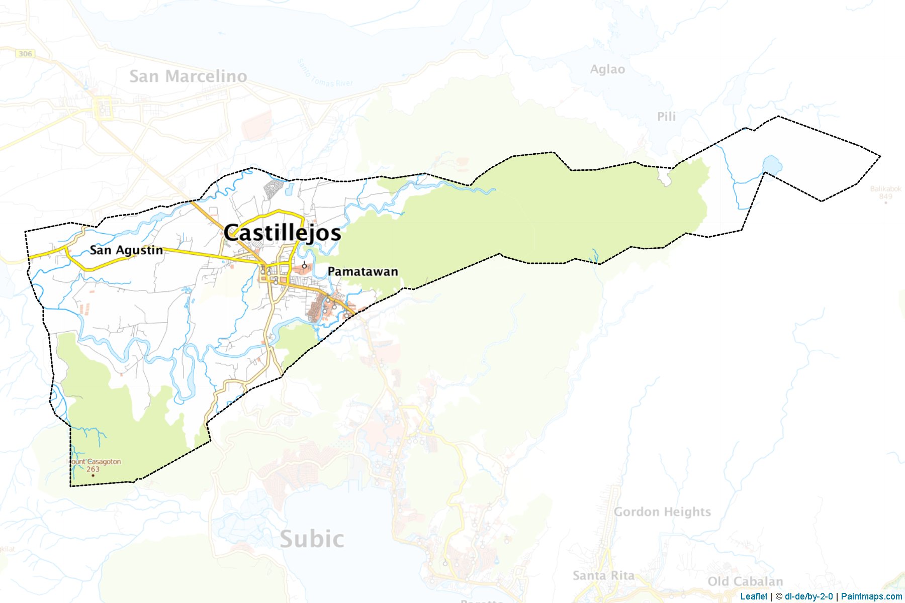 Castillejos (Zambales) Map Cropping Samples-1