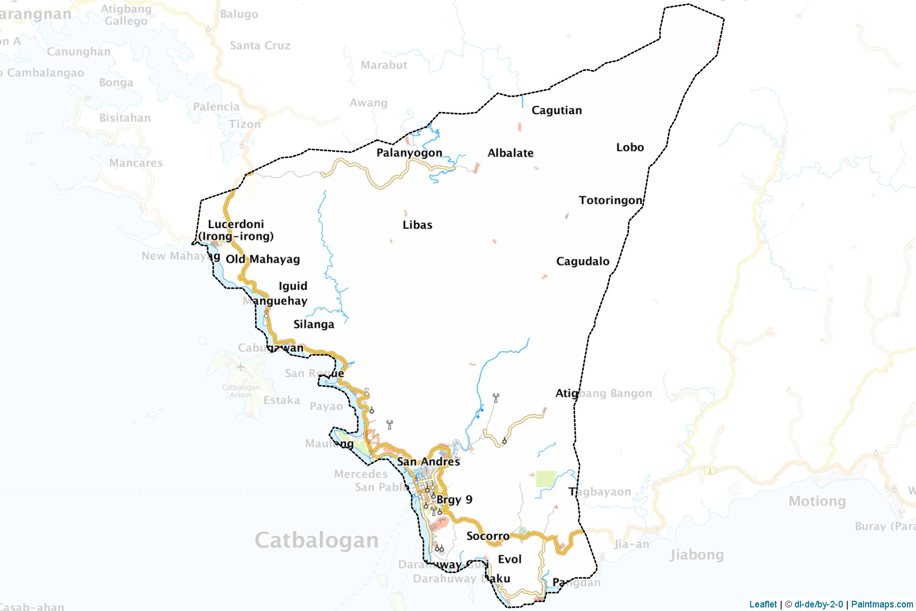 Catbalogan (Samar) Map Cropping Samples-1