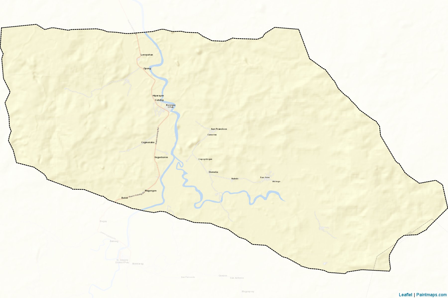 Muestras de recorte de mapas Catubig (Northern Samar)-2