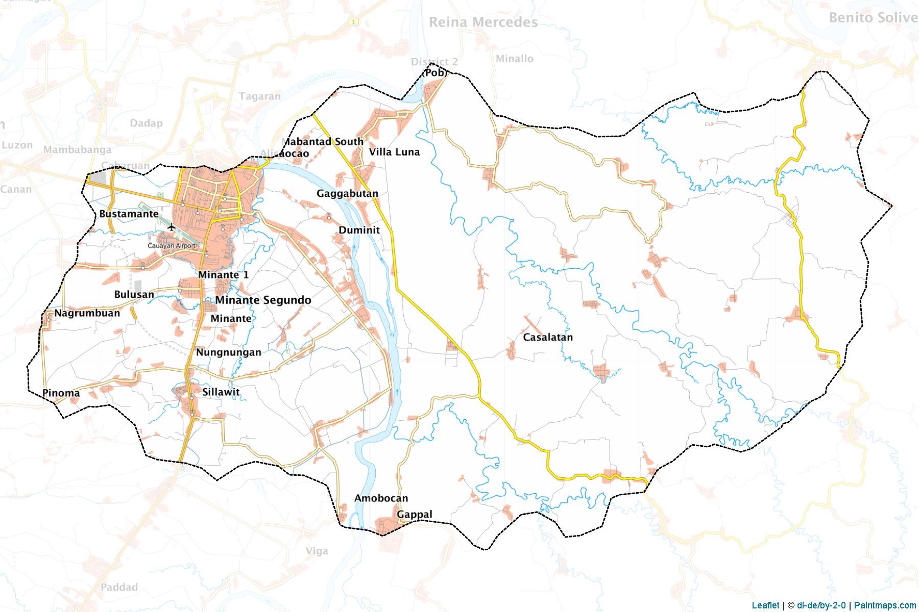 Muestras de recorte de mapas Cauayan (Isabela)-1