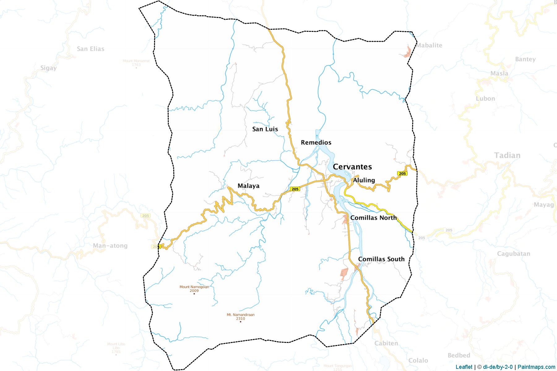 Cervantes (Ilocos Sur) Map Cropping Samples-1