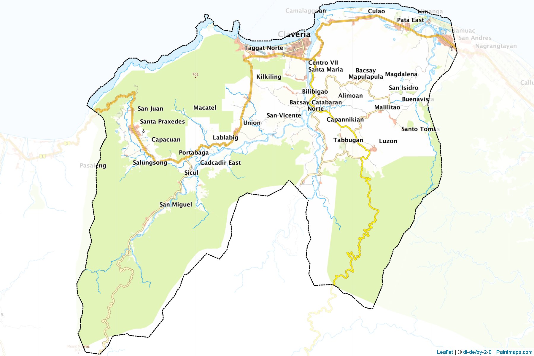 Claveria (Cagayan) Map Cropping Samples-1