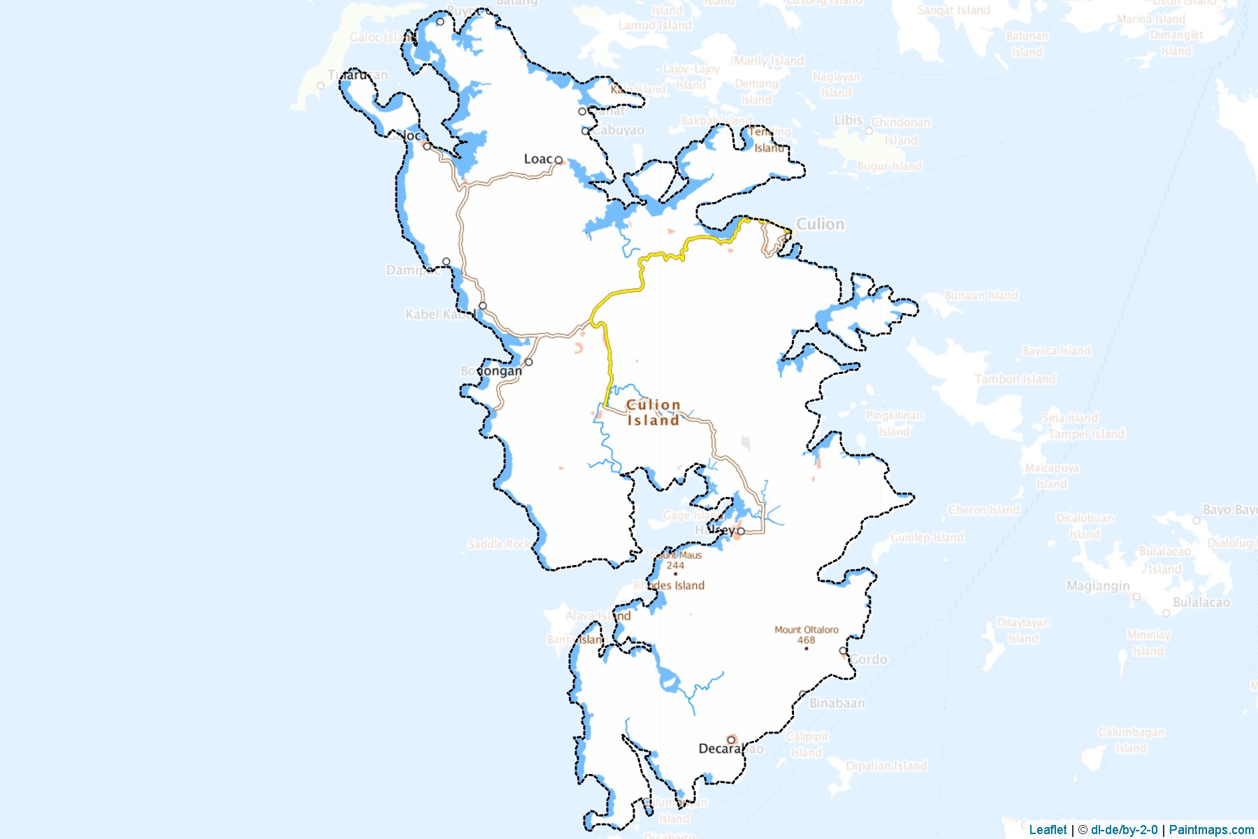 Culion (Palawan) Map Cropping Samples-1