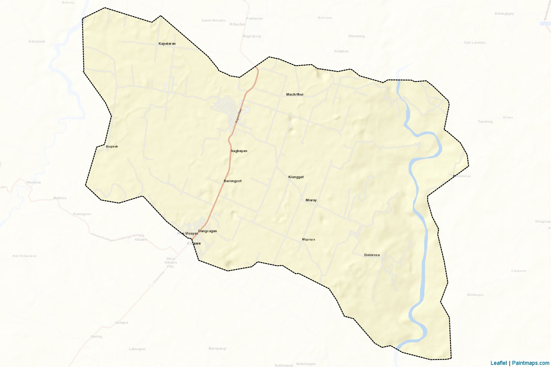 Dangcagan (Bukidnon) Map Cropping Samples-2