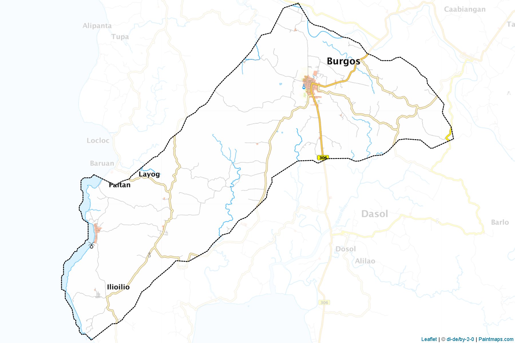 Dasol (Pangasinan) Haritası Örnekleri-1