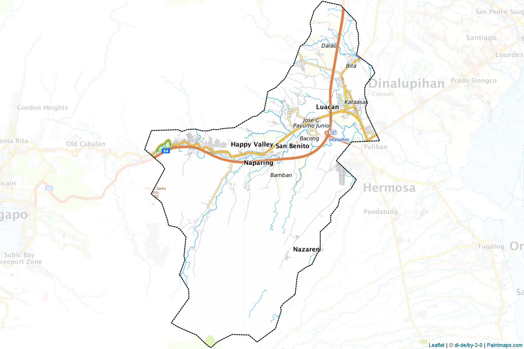 Dinalupihan (Bataan) Map Cropping Samples-1