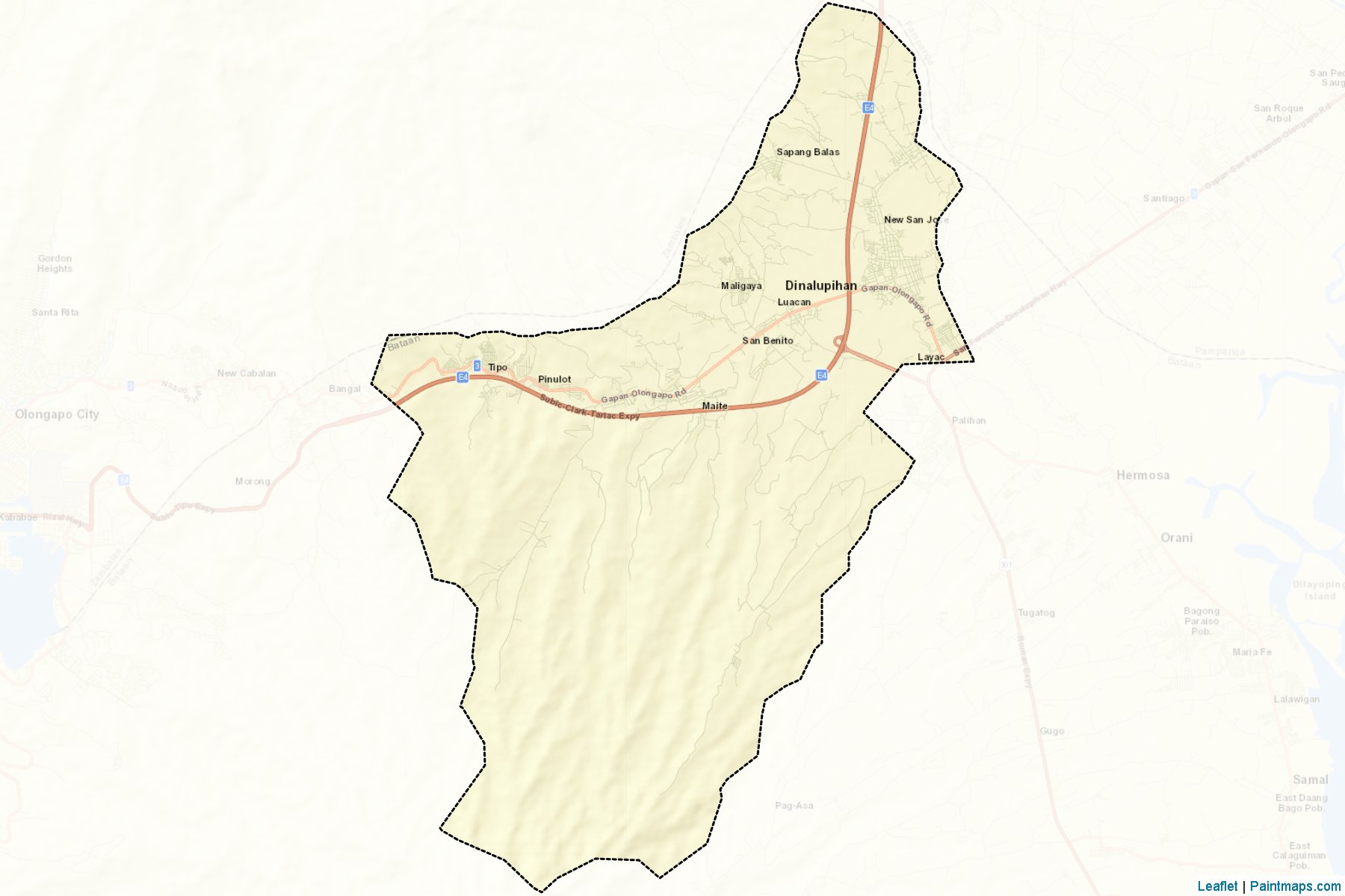 Dinalupihan (Bataan) Map Cropping Samples-2