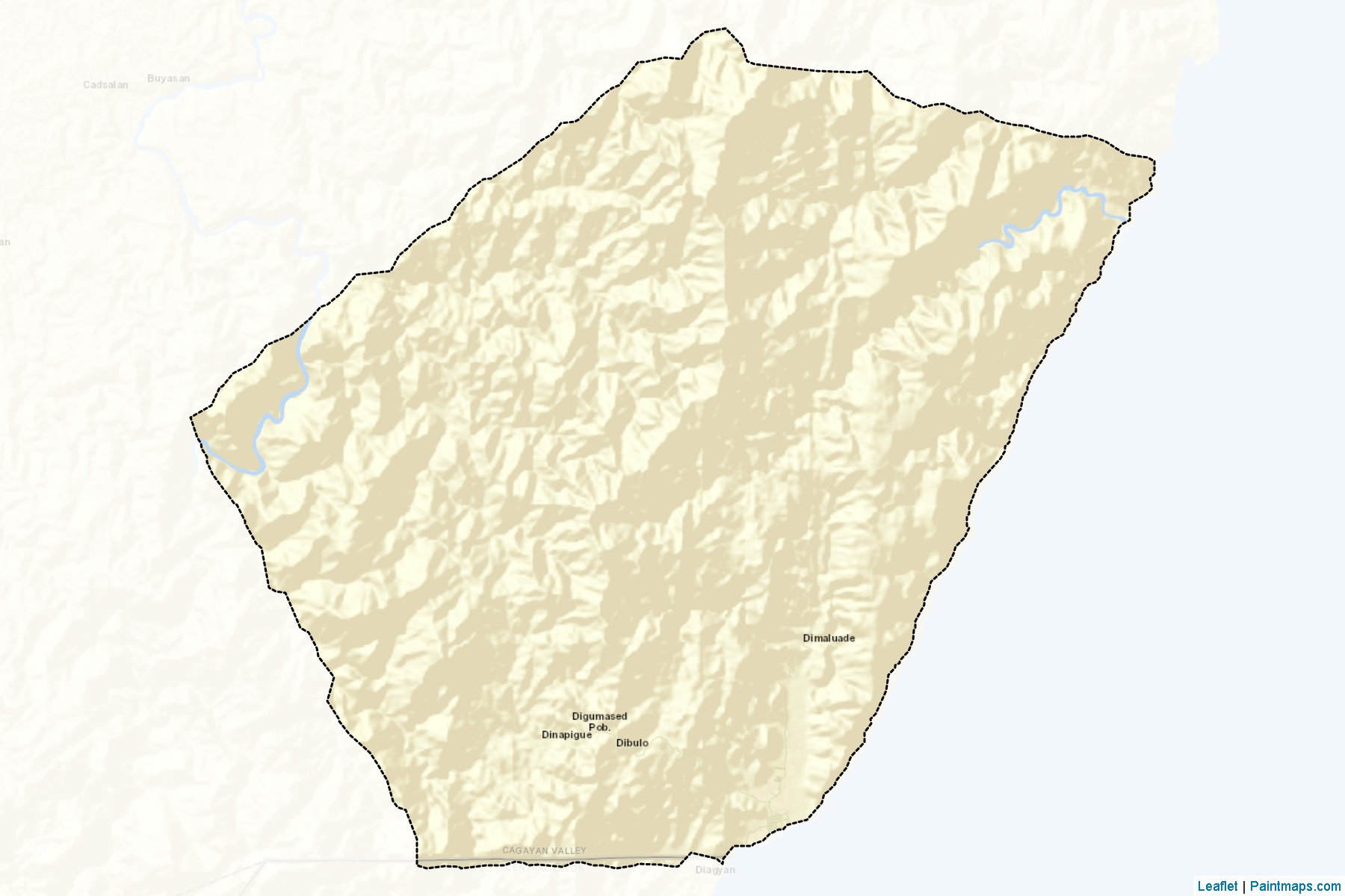 Muestras de recorte de mapas Dinapigue (Isabela)-2