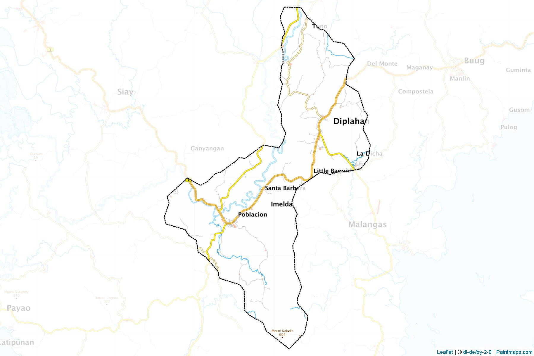 Diplahan (Zamboanga Sibugay) Map Cropping Samples-1