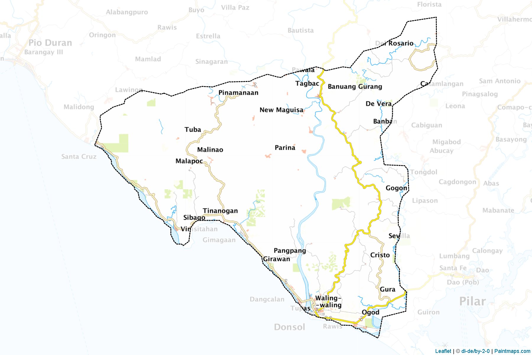 Donsol (Sorsogon) Map Cropping Samples-1