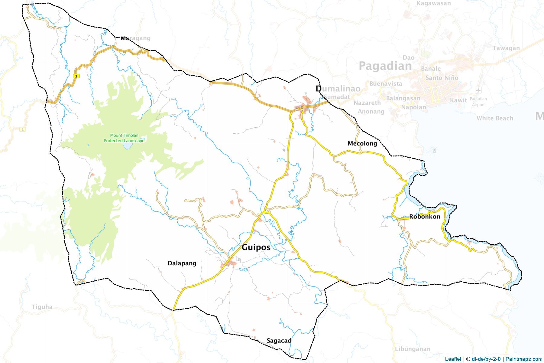 Dumalinao (Zamboanga del Sur) Map Cropping Samples-1