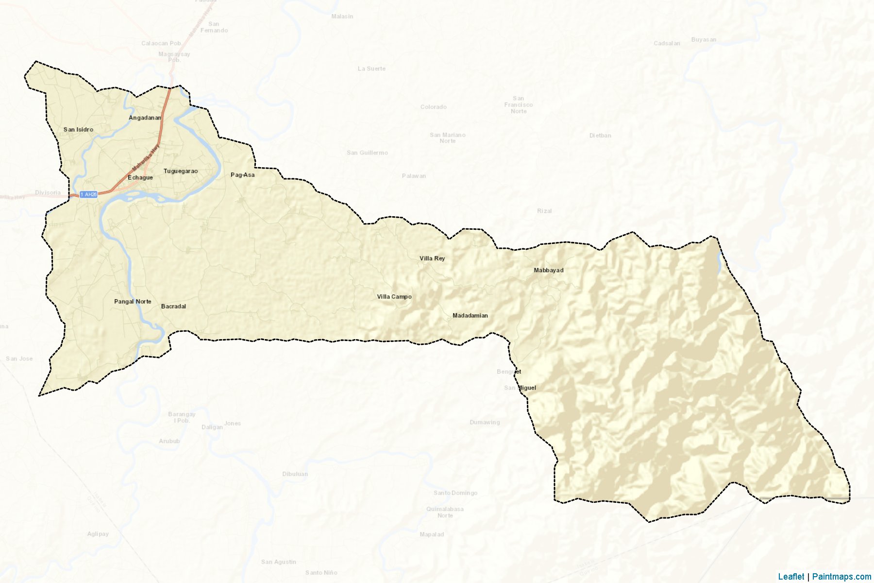 Muestras de recorte de mapas Echague (Isabela)-2