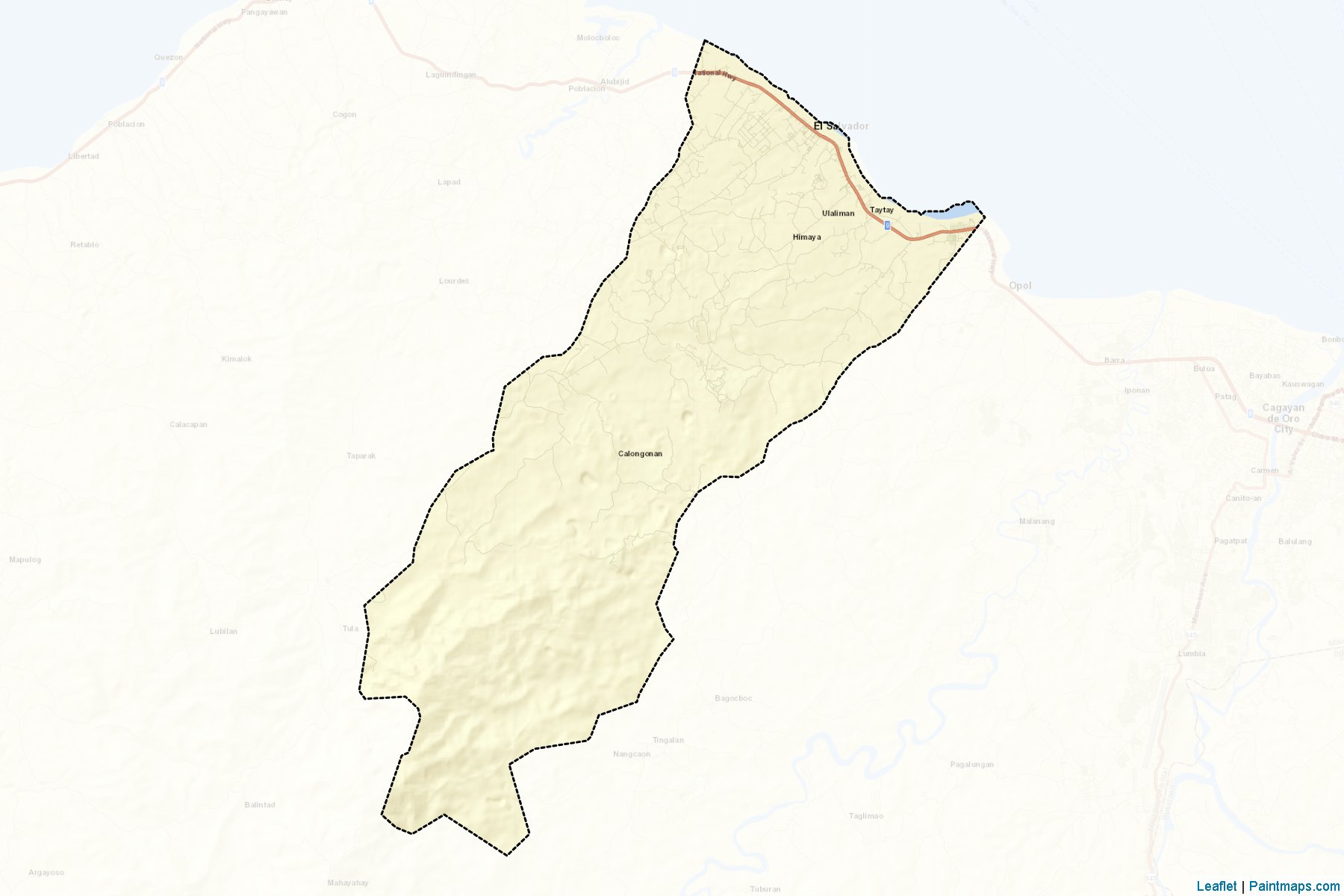 El Salvador (Misamis Oriental) Map Cropping Samples-2