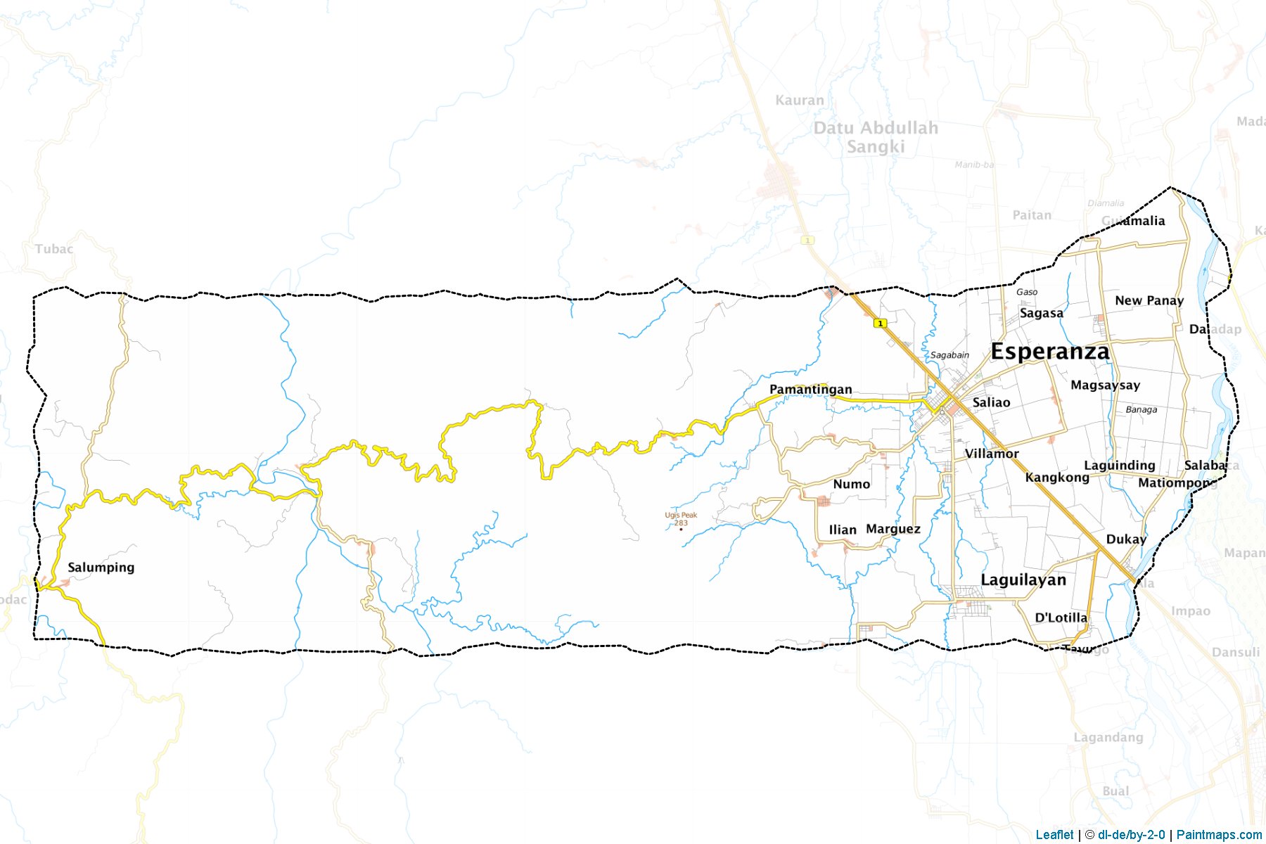 Muestras de recorte de mapas Esperanza (Sultan Kudarat)-1