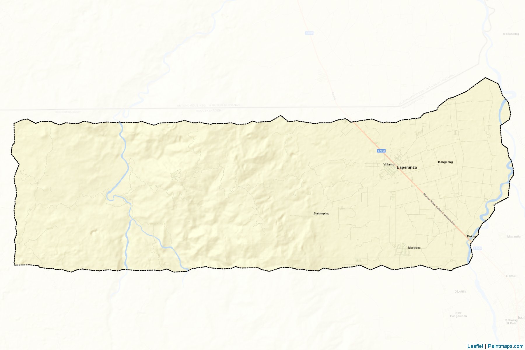 Muestras de recorte de mapas Esperanza (Sultan Kudarat)-2