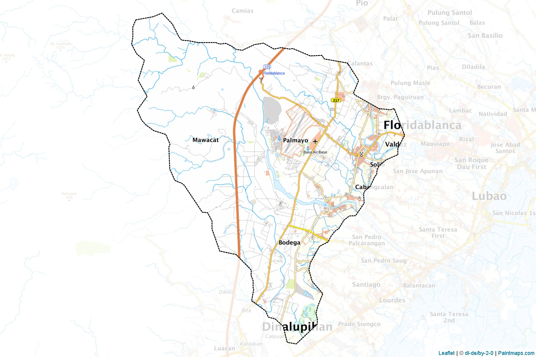 Muestras de recorte de mapas Floridablanca (Pampanga)-1