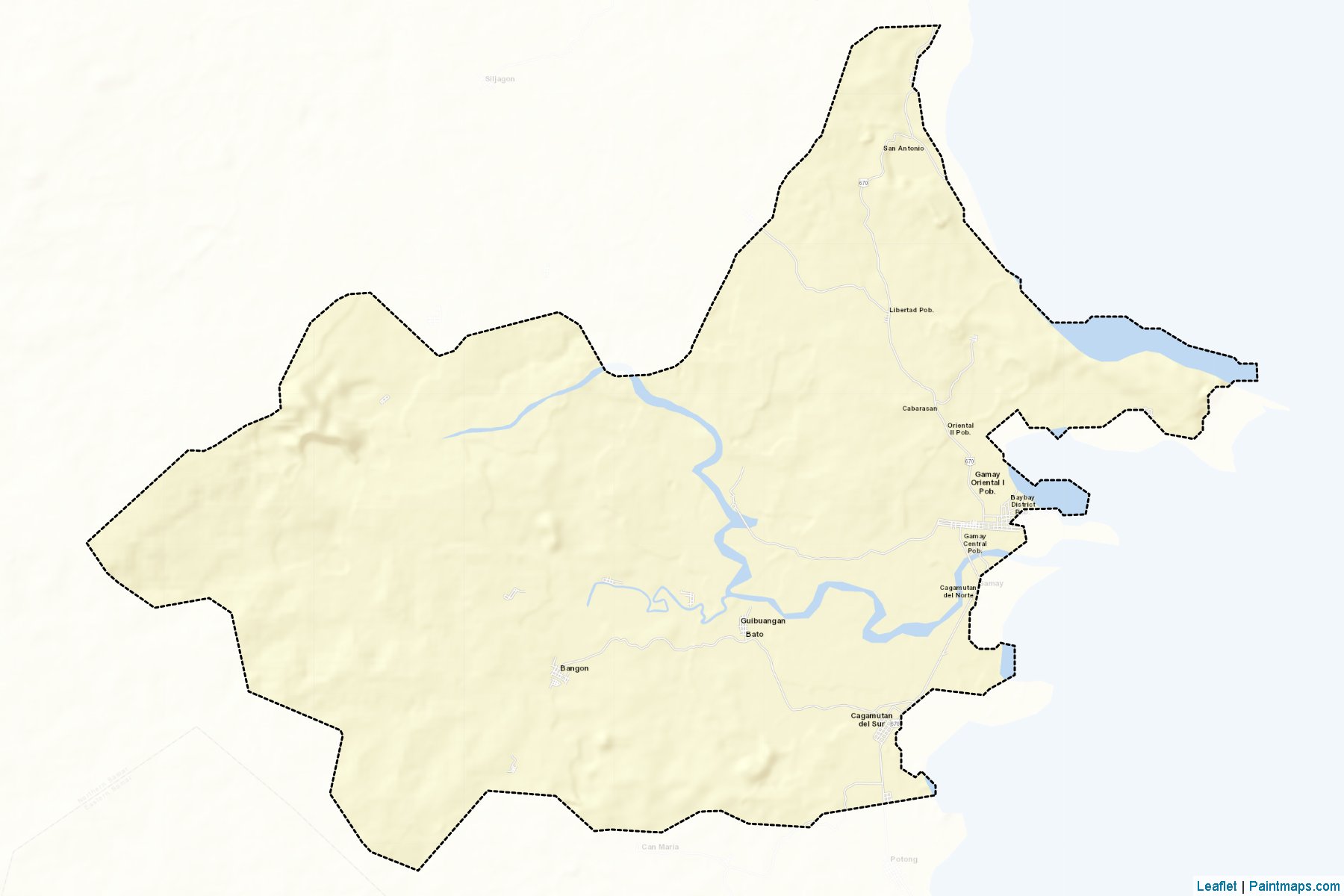 Gamay (Northern Samar) Map Cropping Samples-2