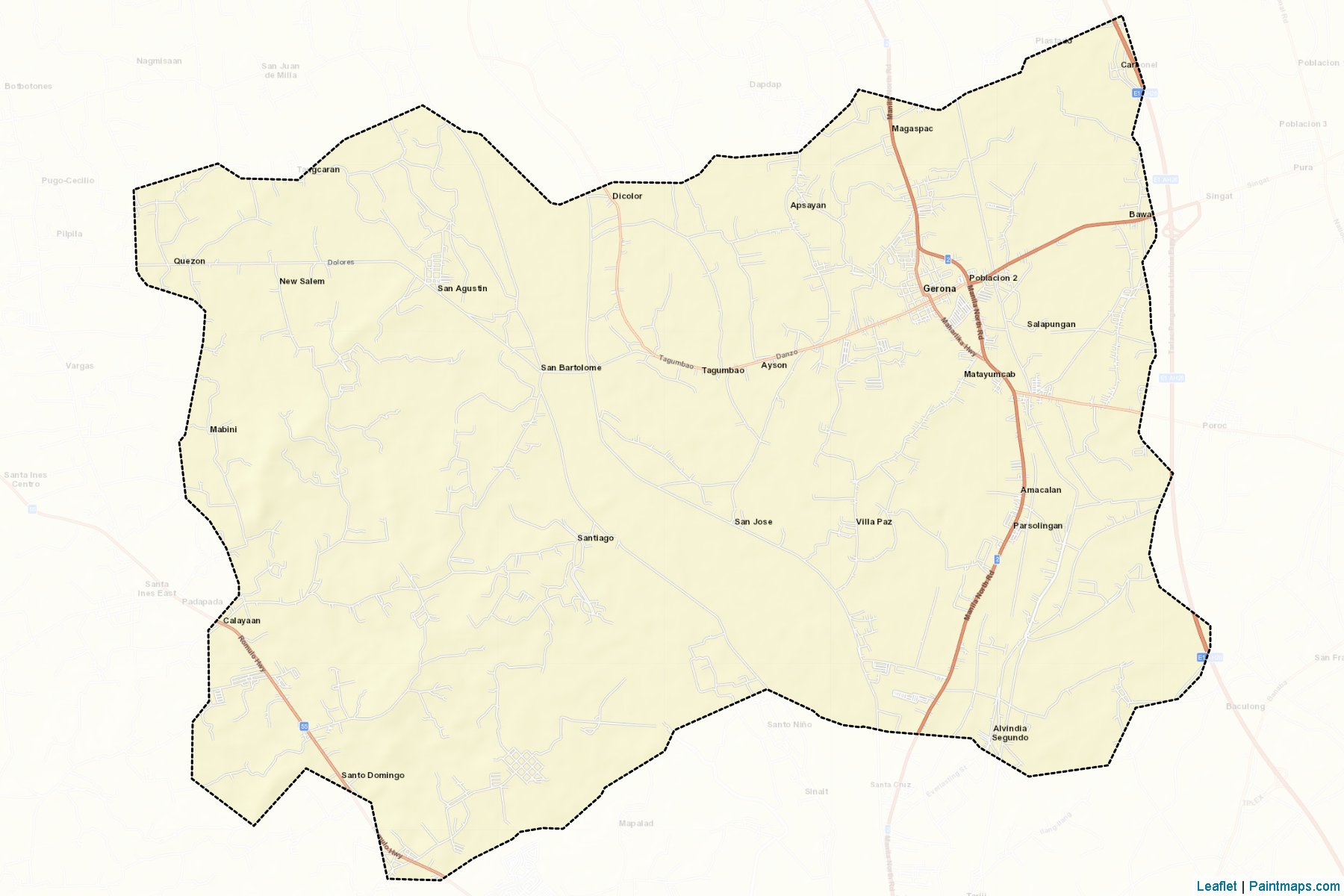 Gerona (Tarlac) Map Cropping Samples-2