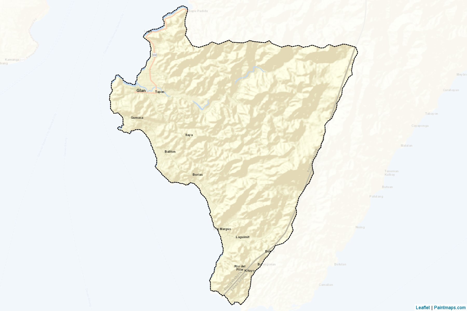 Glan (Sarangani) Map Cropping Samples-2