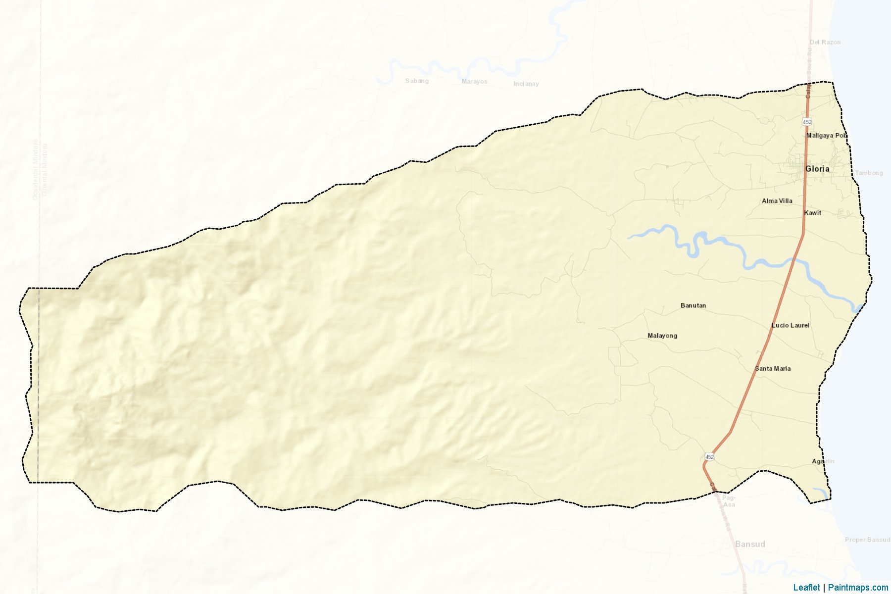 Gloria (Mindoro Oriental) Map Cropping Samples-2