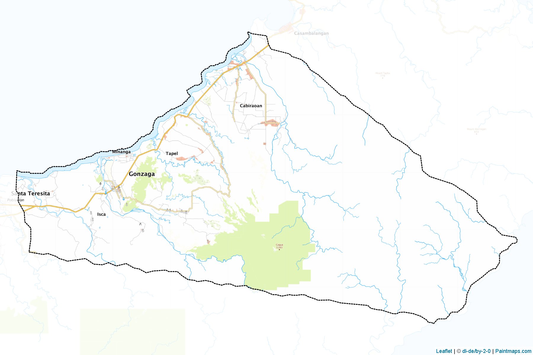 Muestras de recorte de mapas Gonzaga (Cagayan)-1