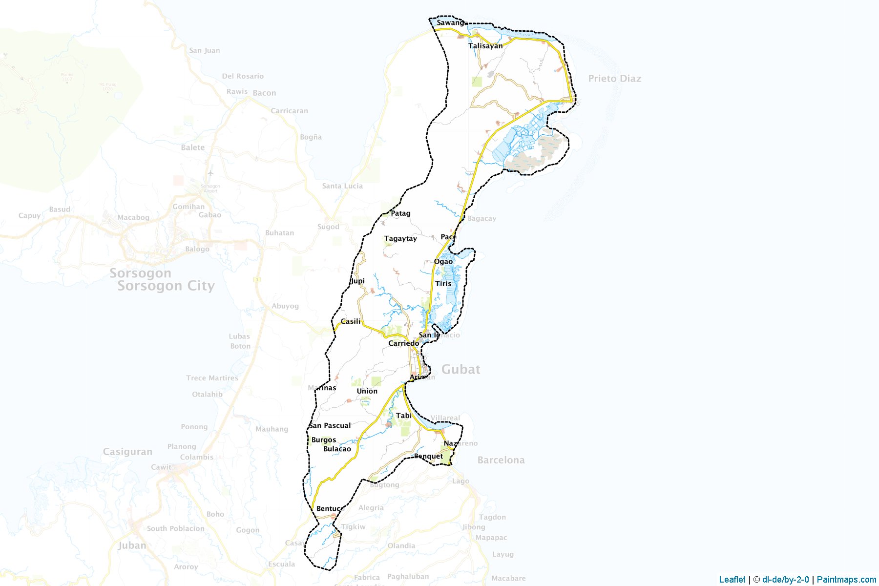 Gubat (Sorsogon) Map Cropping Samples-1