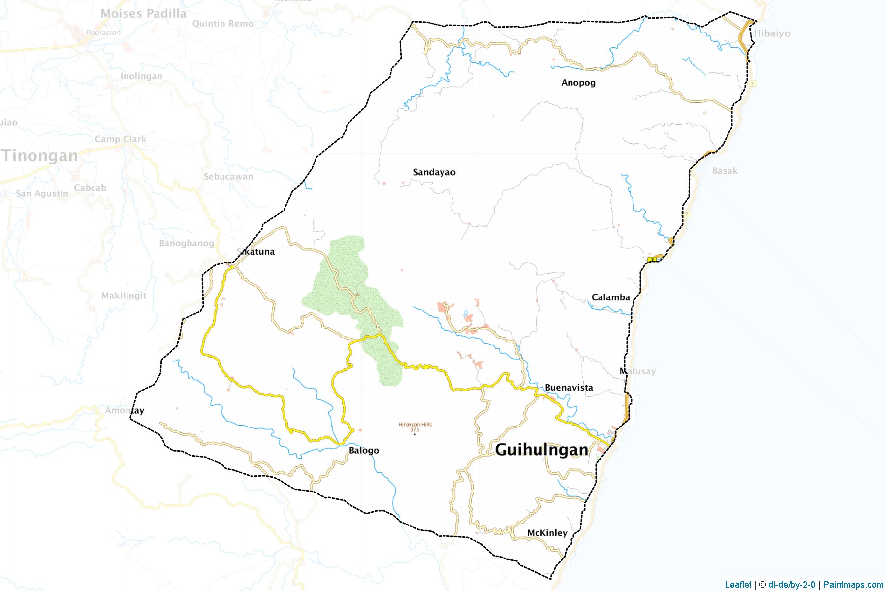 Guihulngan (Negros Oriental) Map Cropping Samples-1