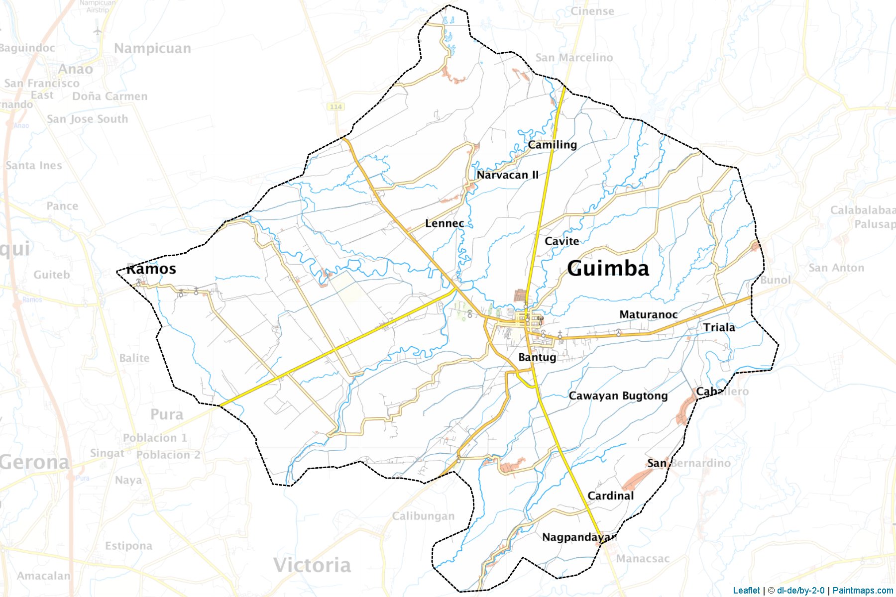 Guimba (Nueva Ecija) Map Cropping Samples-1