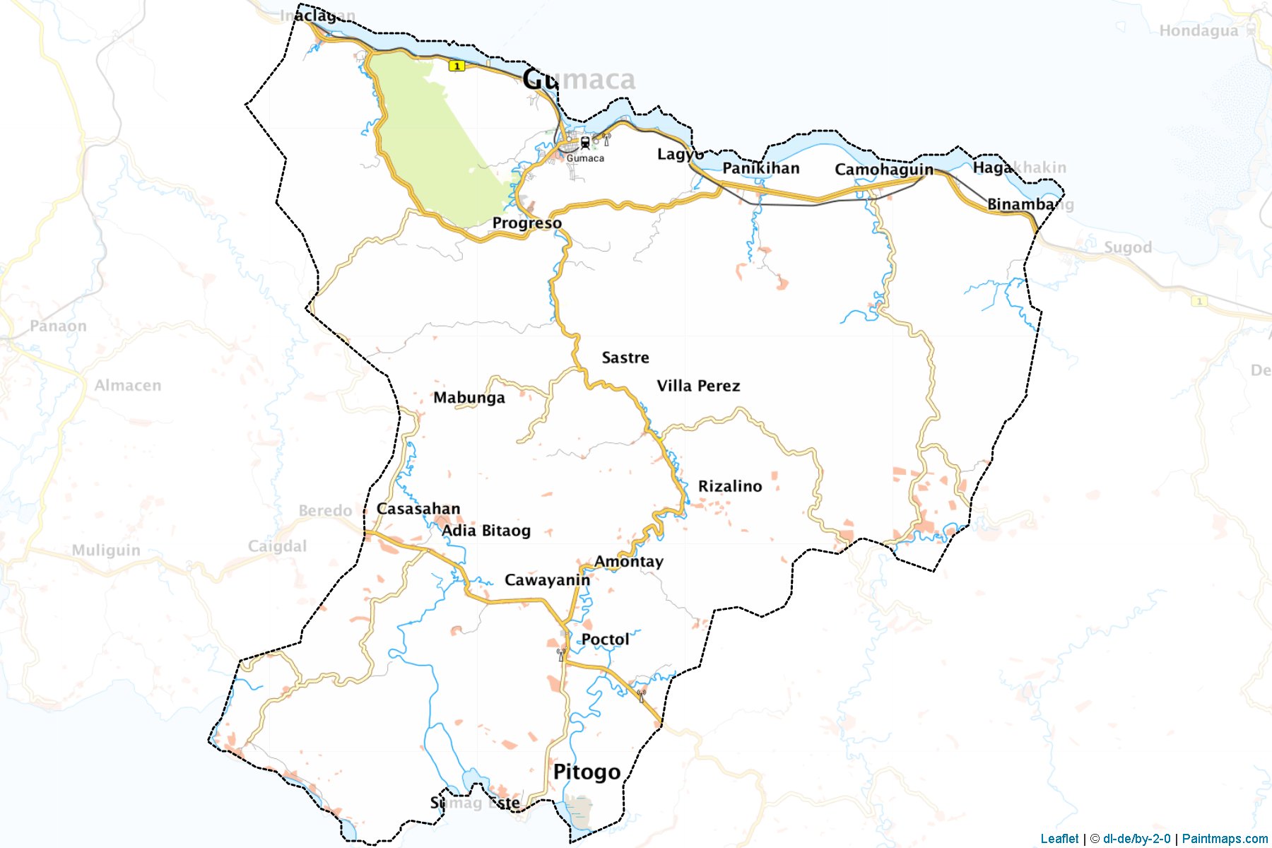 Gumaca (Quezon) Map Cropping Samples-1