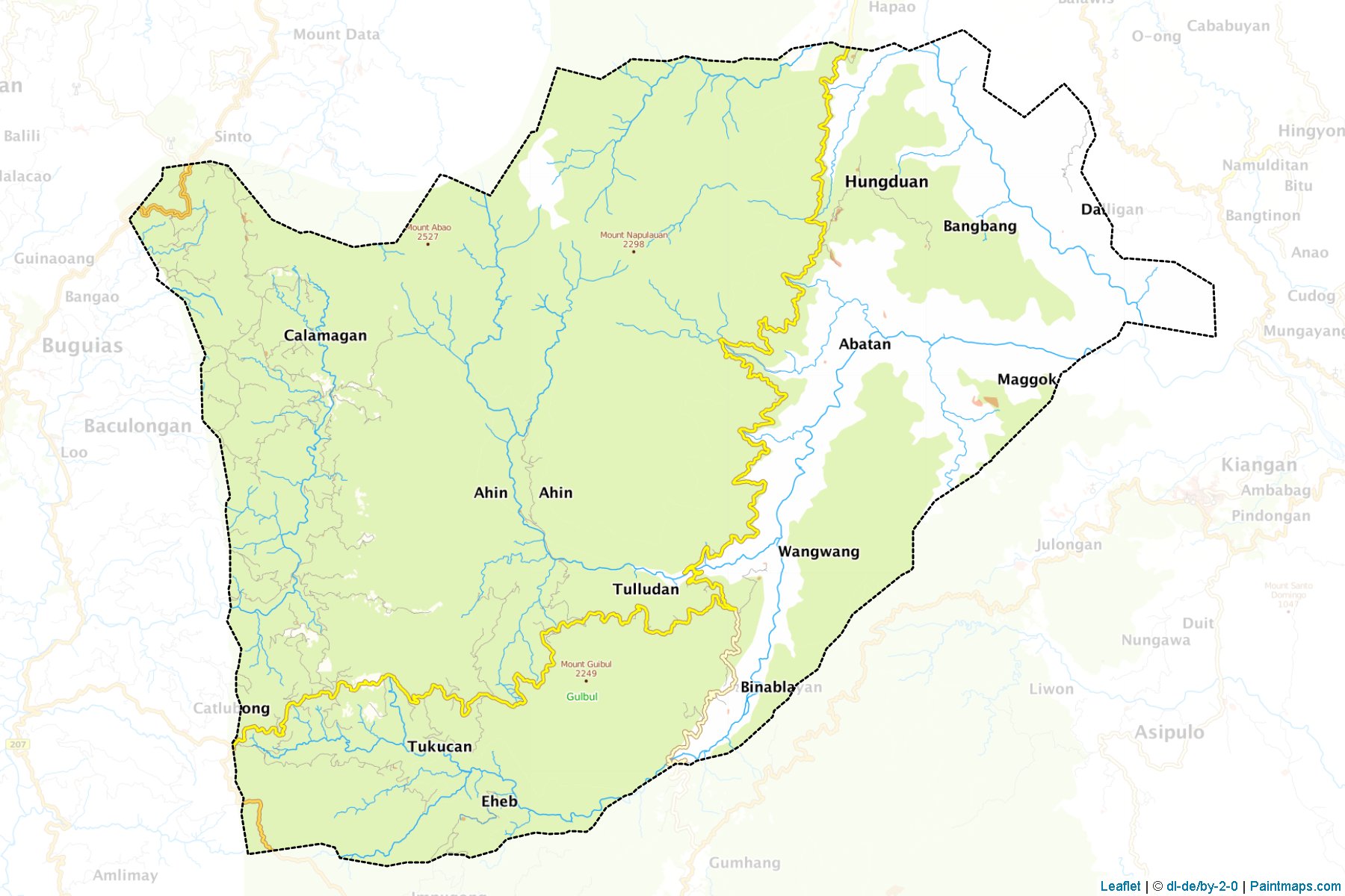 Hungduan (Ifugao) Map Cropping Samples-1