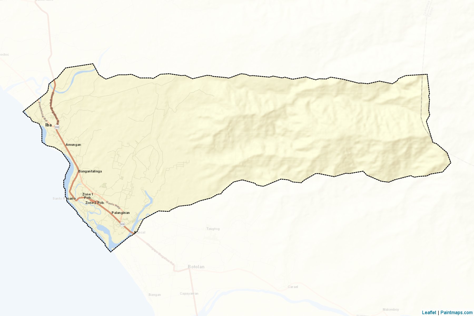 Iba (Zambales) Map Cropping Samples-2