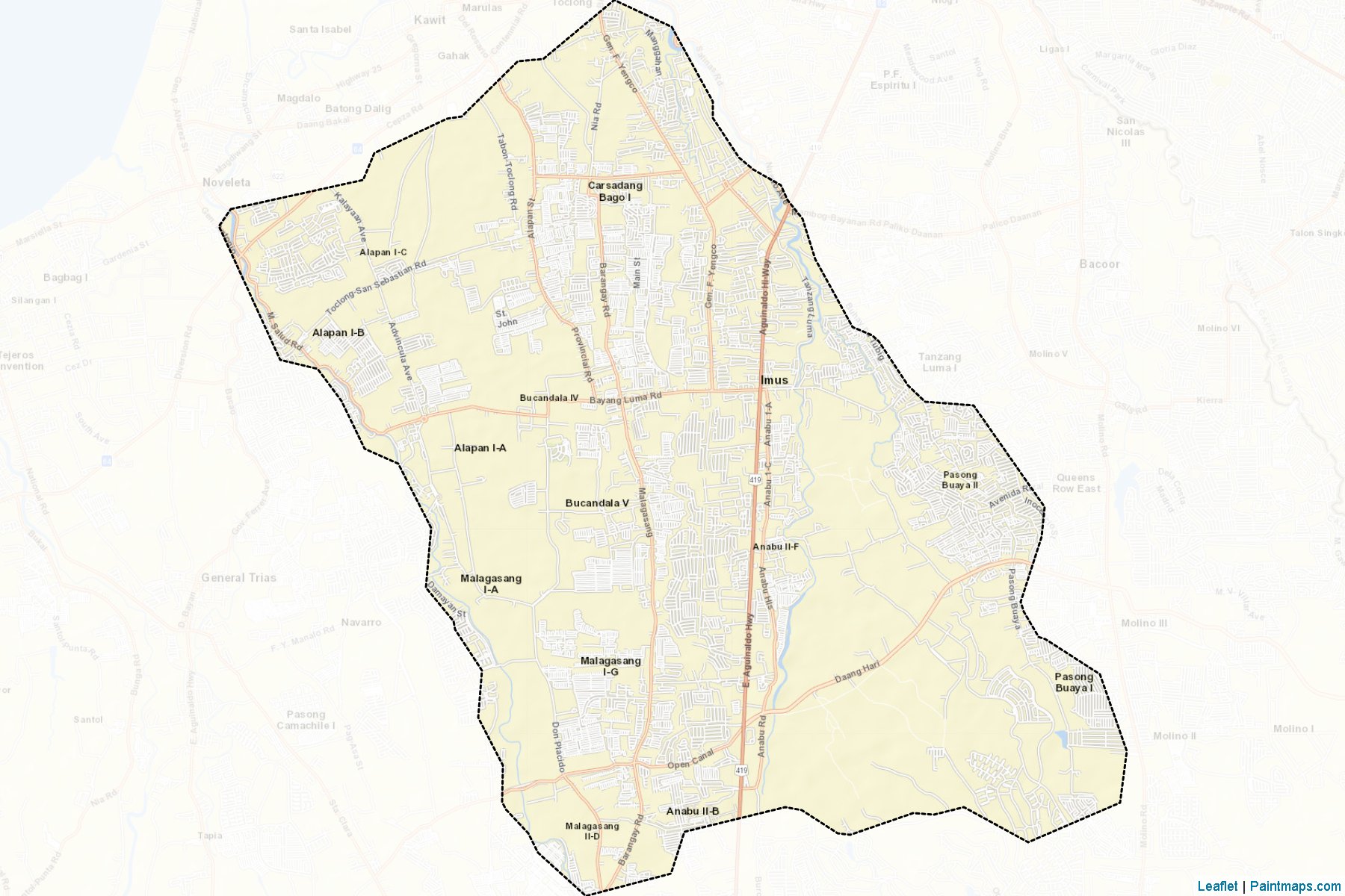 Imus (Cavite) Map Cropping Samples-2