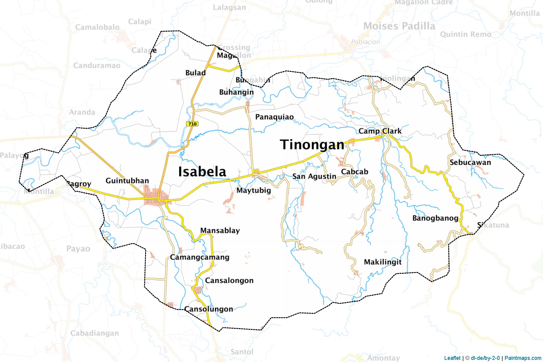 Muestras de recorte de mapas Isabela (Negros Occidental)-1