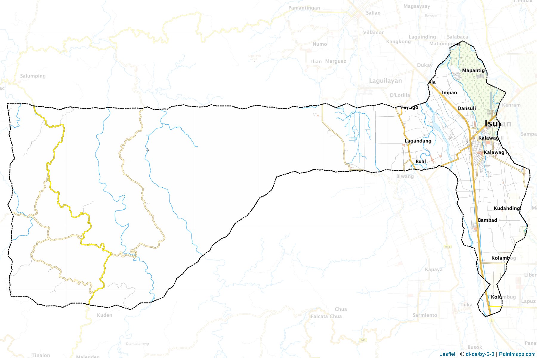 Isulan (Sultan Kudarat) Map Cropping Samples-1