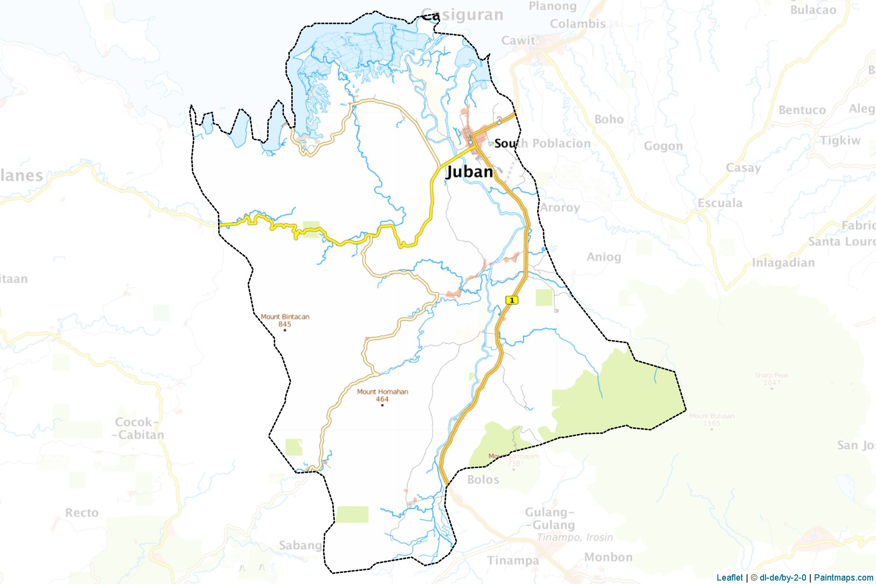 Juban (Sorsogon) Map Cropping Samples-1