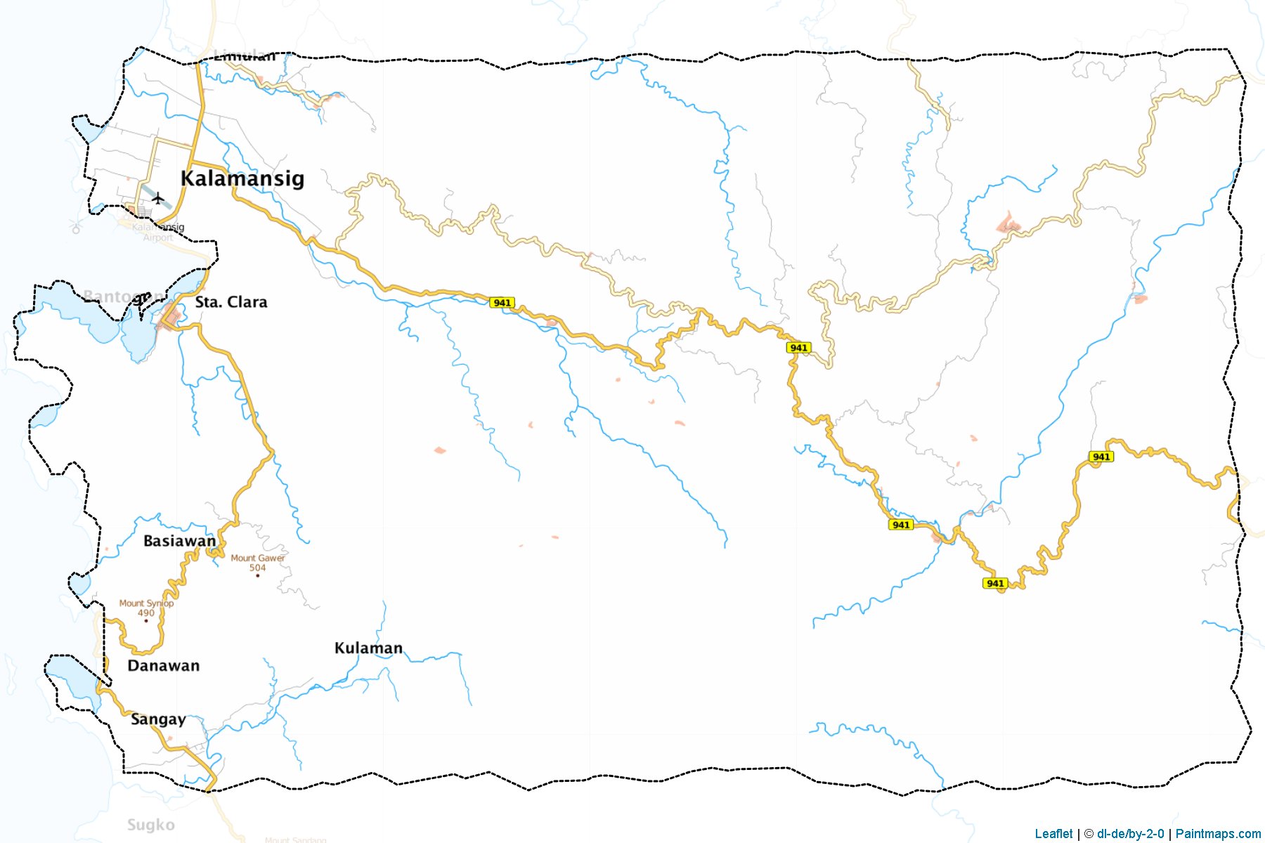 Kalamansig (Sultan Kudarat) Haritası Örnekleri-1