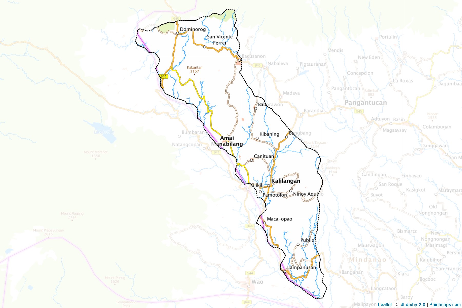 Kalilangan (Bukidnon) Map Cropping Samples-1