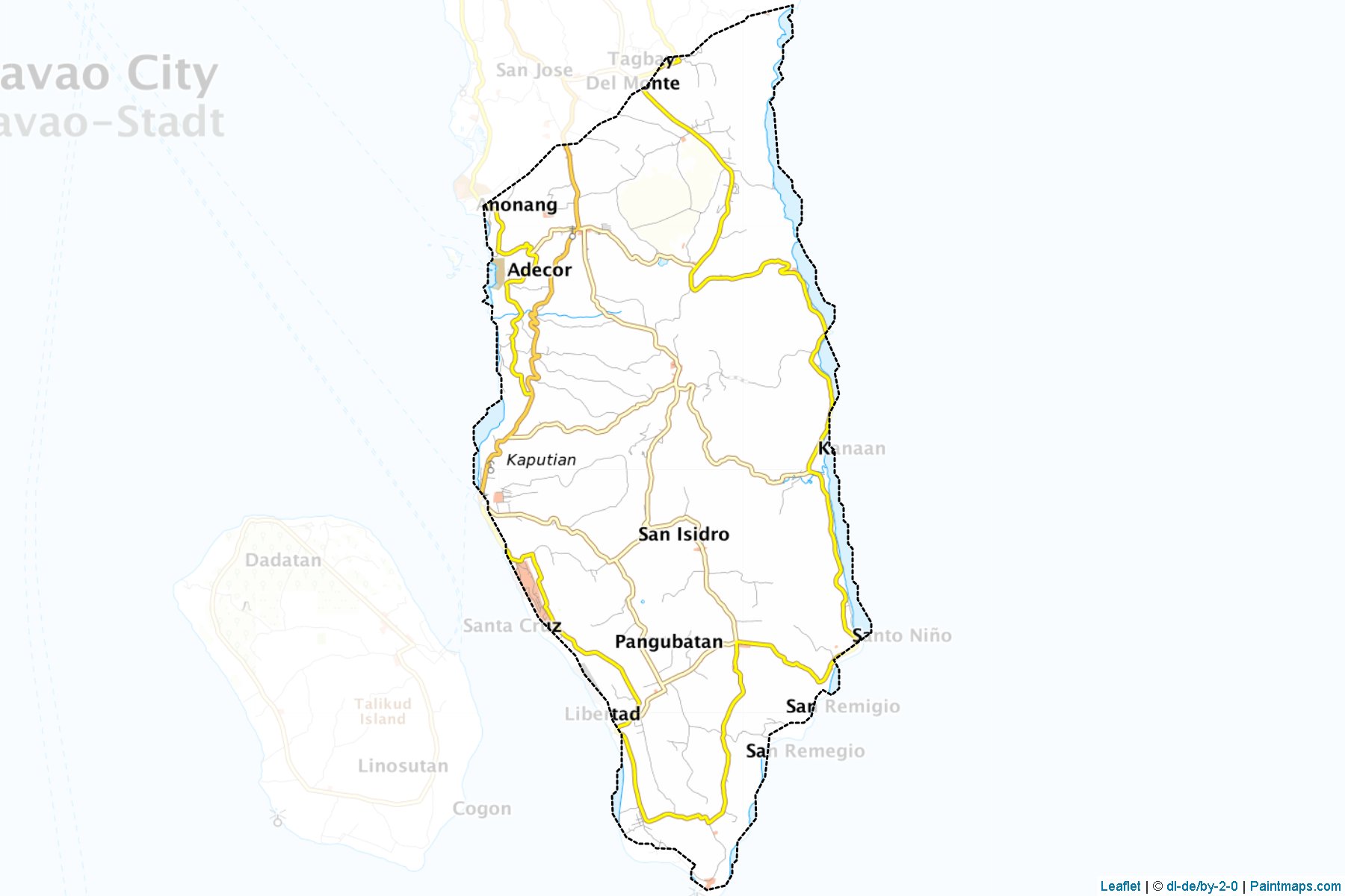 Kaputian (Davao del Norte) Haritası Örnekleri-1