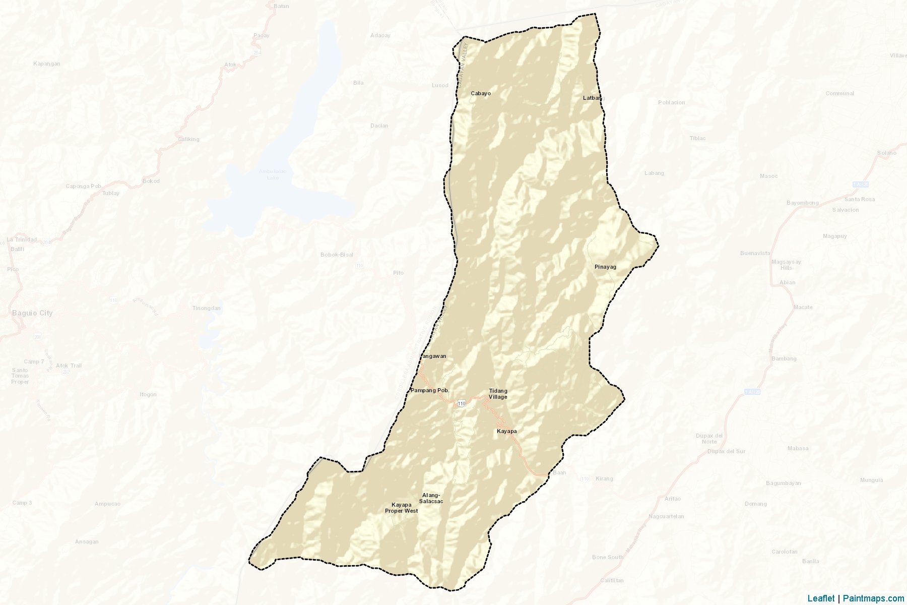 Kayapa (Nueva Vizcaya) Map Cropping Samples-2