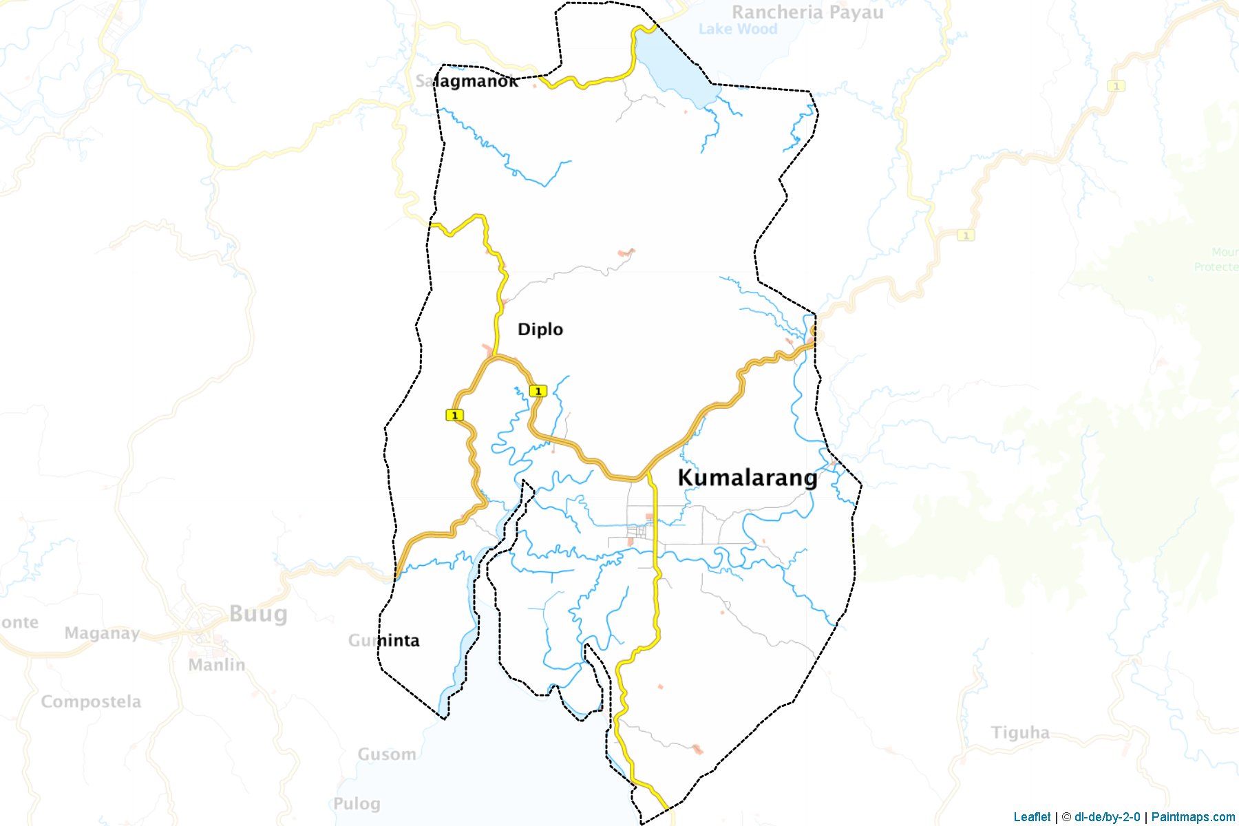 Kumalarang (Zamboanga del Sur) Map Cropping Samples-1