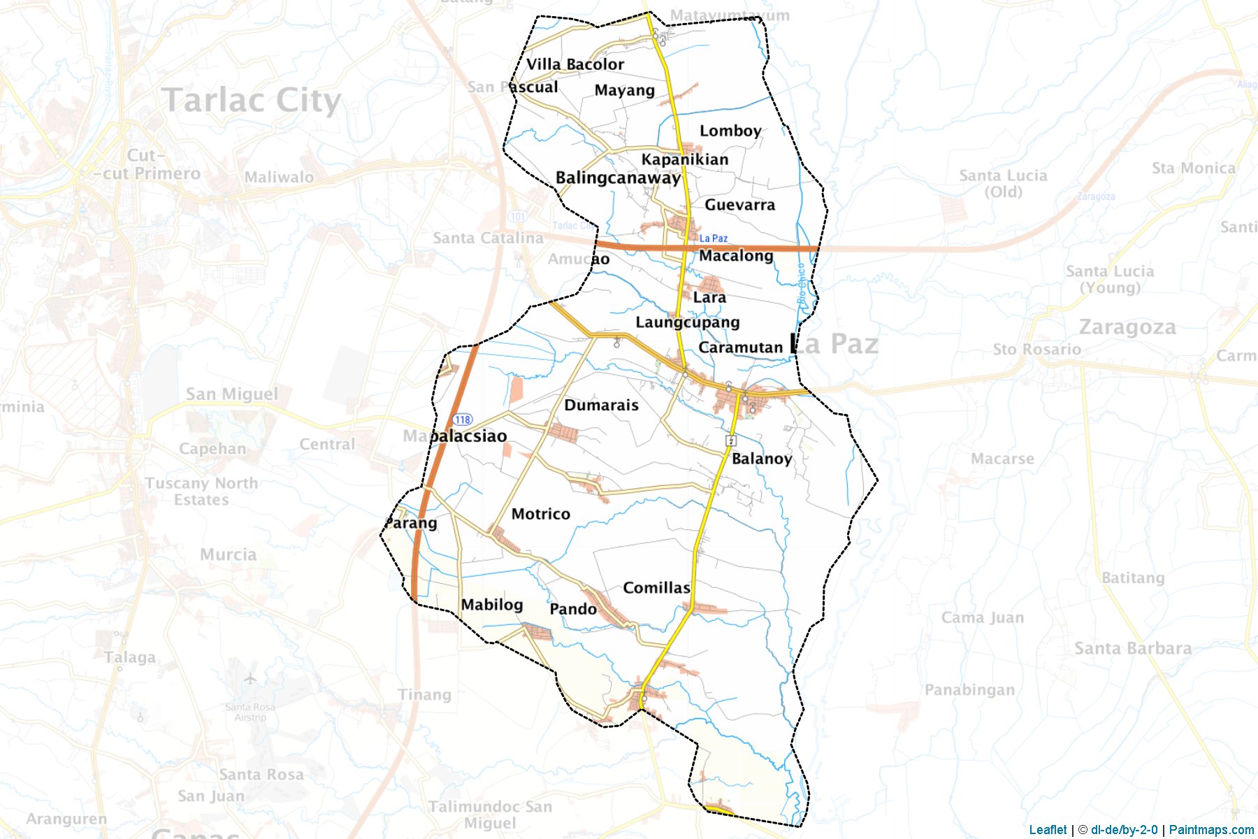 La Paz (Tarlac) Map Cropping Samples-1